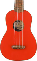 Ukulélé Fender FSR Venice Soprano Ukulele - Fiesta red