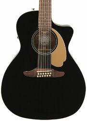 Guitare electro acoustique Fender Villager 12-String - Black