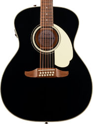 Guitare folk Fender California Deluxe Villager E (12-String) - Black