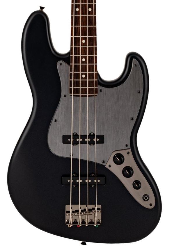 Basse électrique solid body Fender Made in Japan Hybrid II Jazz Bass Ltd - Matte Phantom Black