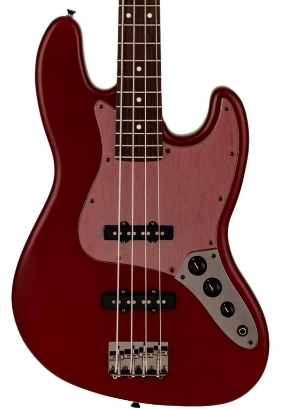 Basse électrique solid body Fender Made in Japan Hybrid II Jazz Bass Ltd - Matte Inferno Red