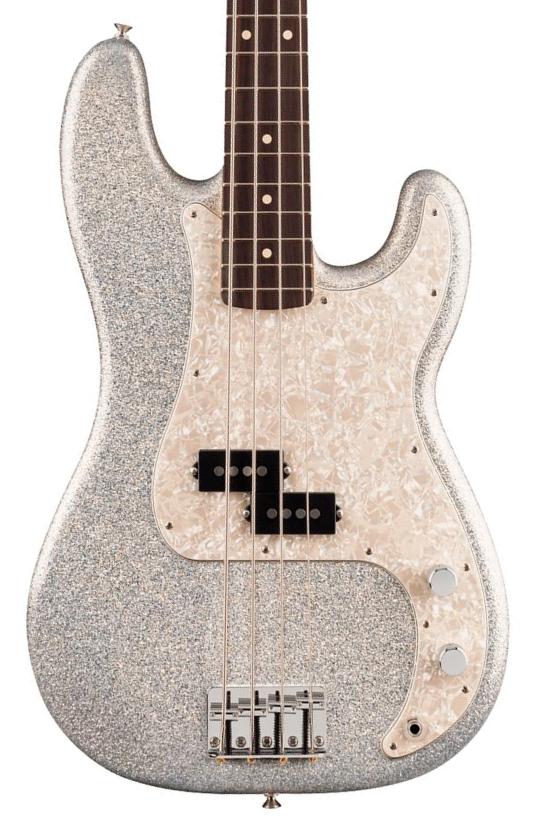 Basse électrique solid body Fender 75th Anniversary Player II Precision Bass (MEX, RW) - Diamond dust sparkle