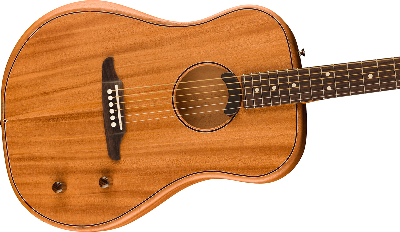 Fender Highway All Mahogany Dreadnought Thin Mex Tout Acajou Rw - All-mahogany - Guitare Electro Acoustique - Variation 2