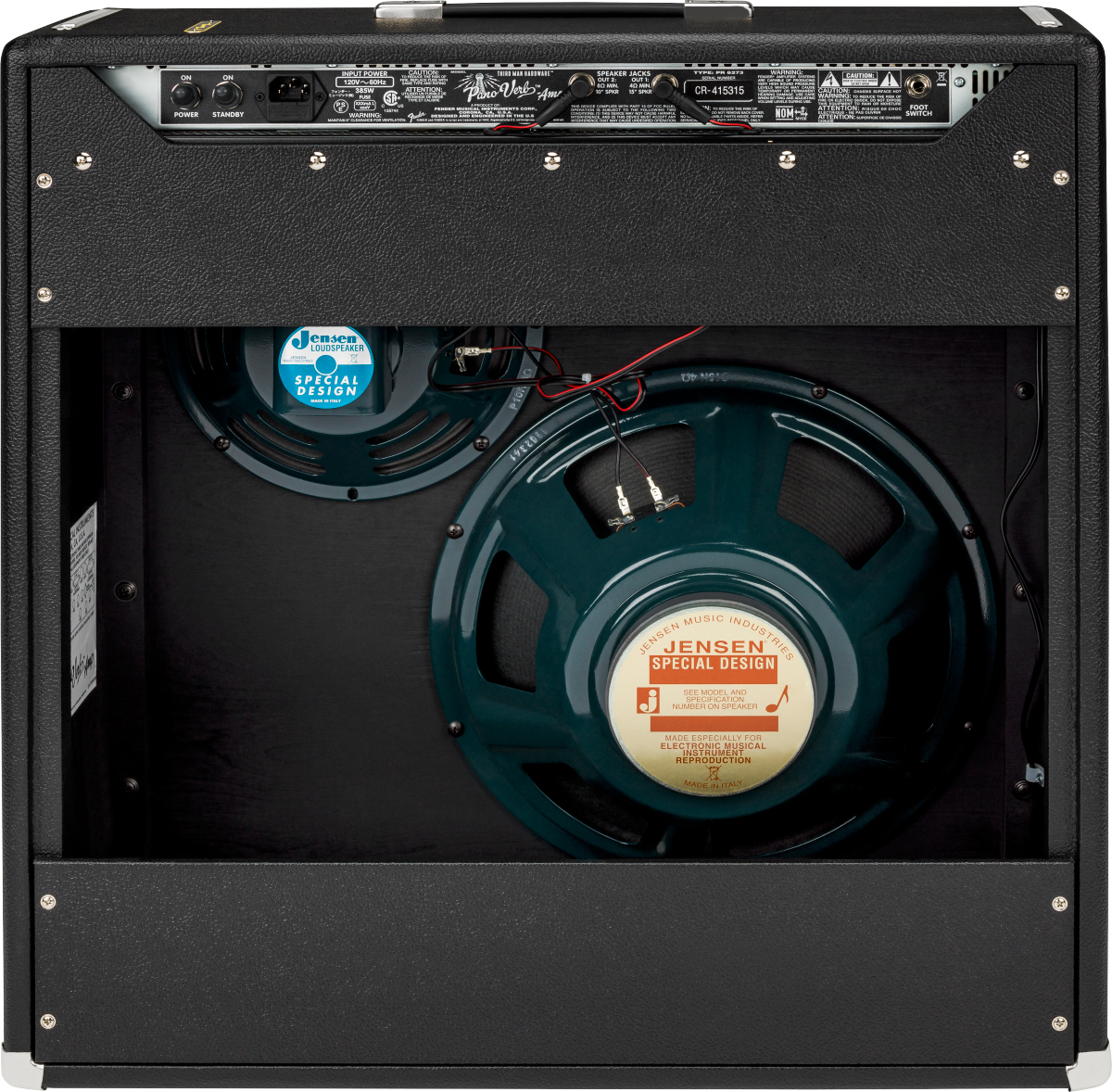 Fender Jack White Pano Verb Combo 1x15 70w 6l6/6v6 - Ampli Guitare Électrique Combo - Variation 2