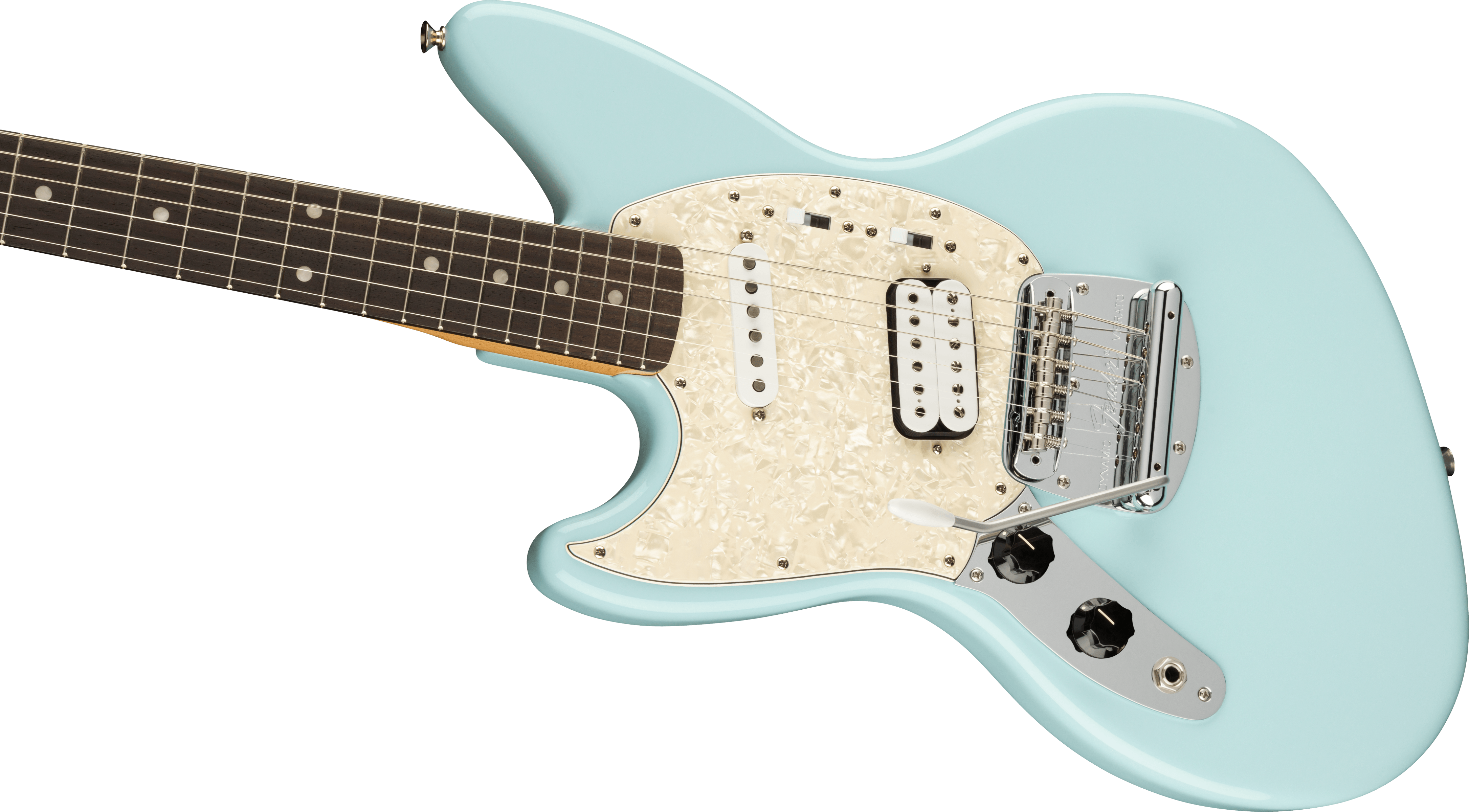 Fender Jag-stang Kurt Cobain Artist Gaucher Hs Trem Rw - Sonic Blue - Guitare Électrique Gaucher - Variation 3