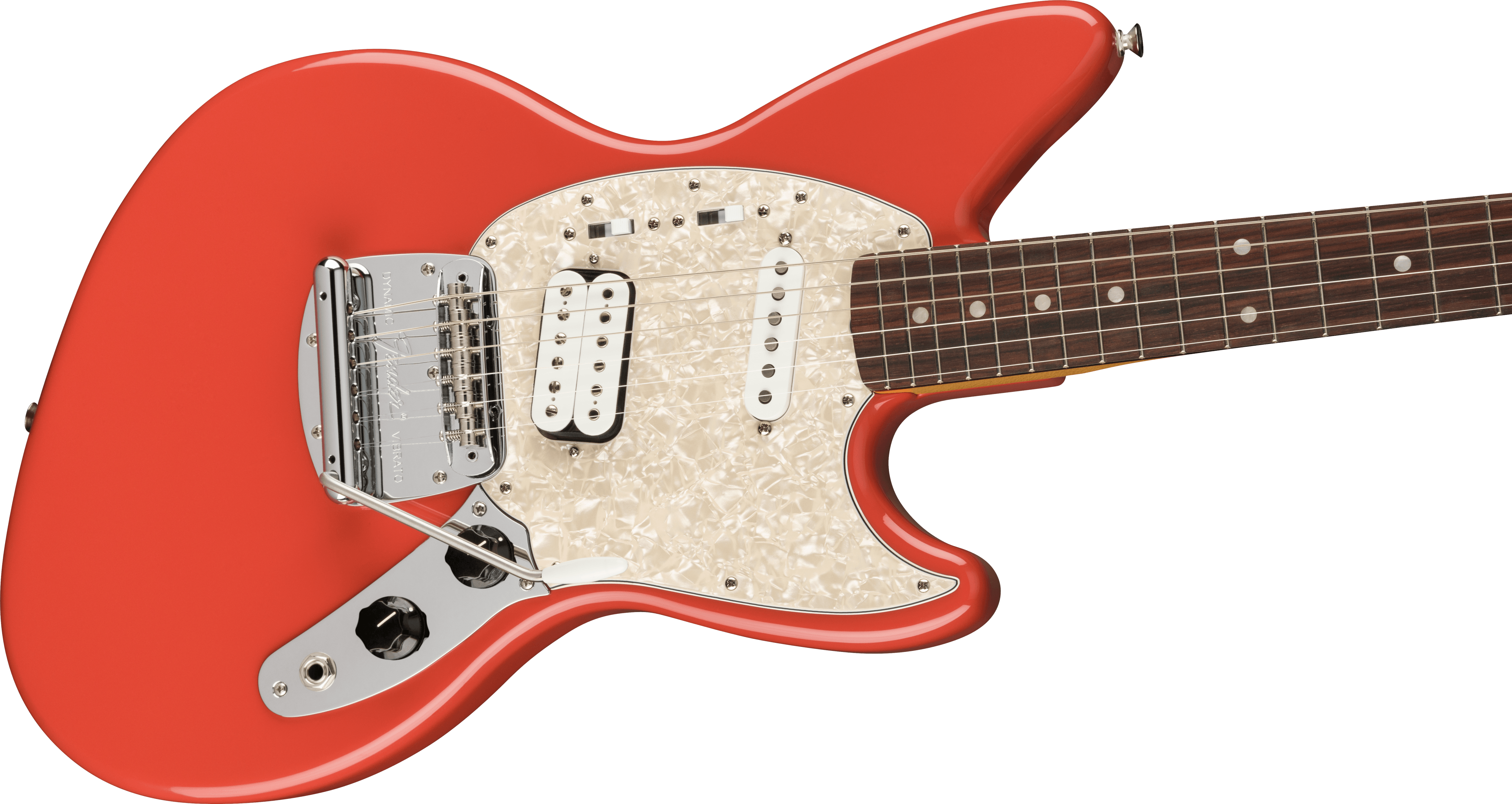 Fender Jag-stang Kurt Cobain Artist Hs Trem Rw - Fiesta Red - Guitare Électrique RÉtro Rock - Variation 3