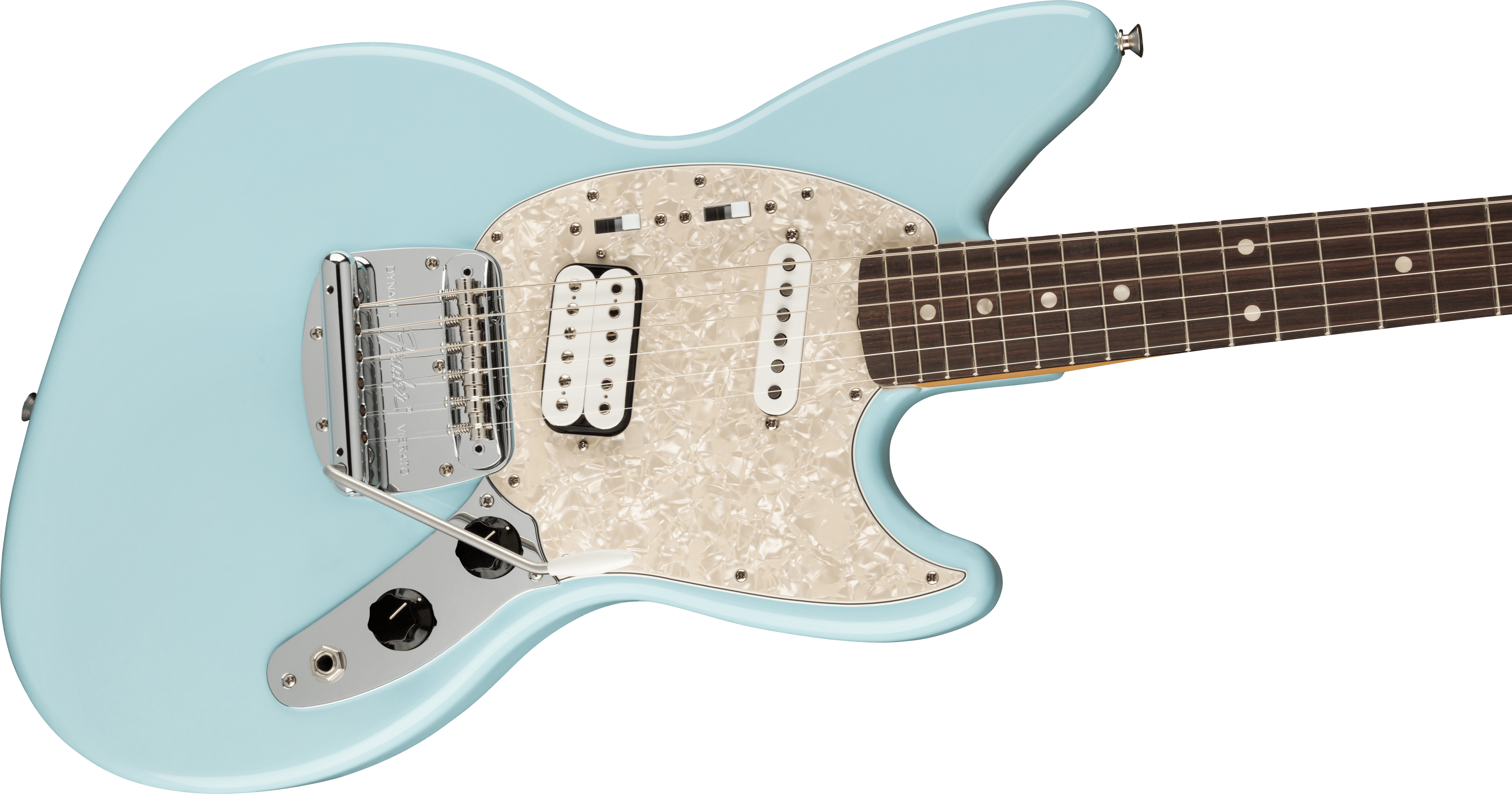 Fender Jag-stang Kurt Cobain Artist Hs Trem Rw - Sonic Blue - Guitare Électrique RÉtro Rock - Variation 3