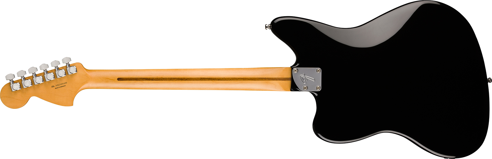 Fender Jaguar Baritone Player Fusion Ltd 2h Ht Eb - Black - Guitare Électrique Baryton - Variation 1