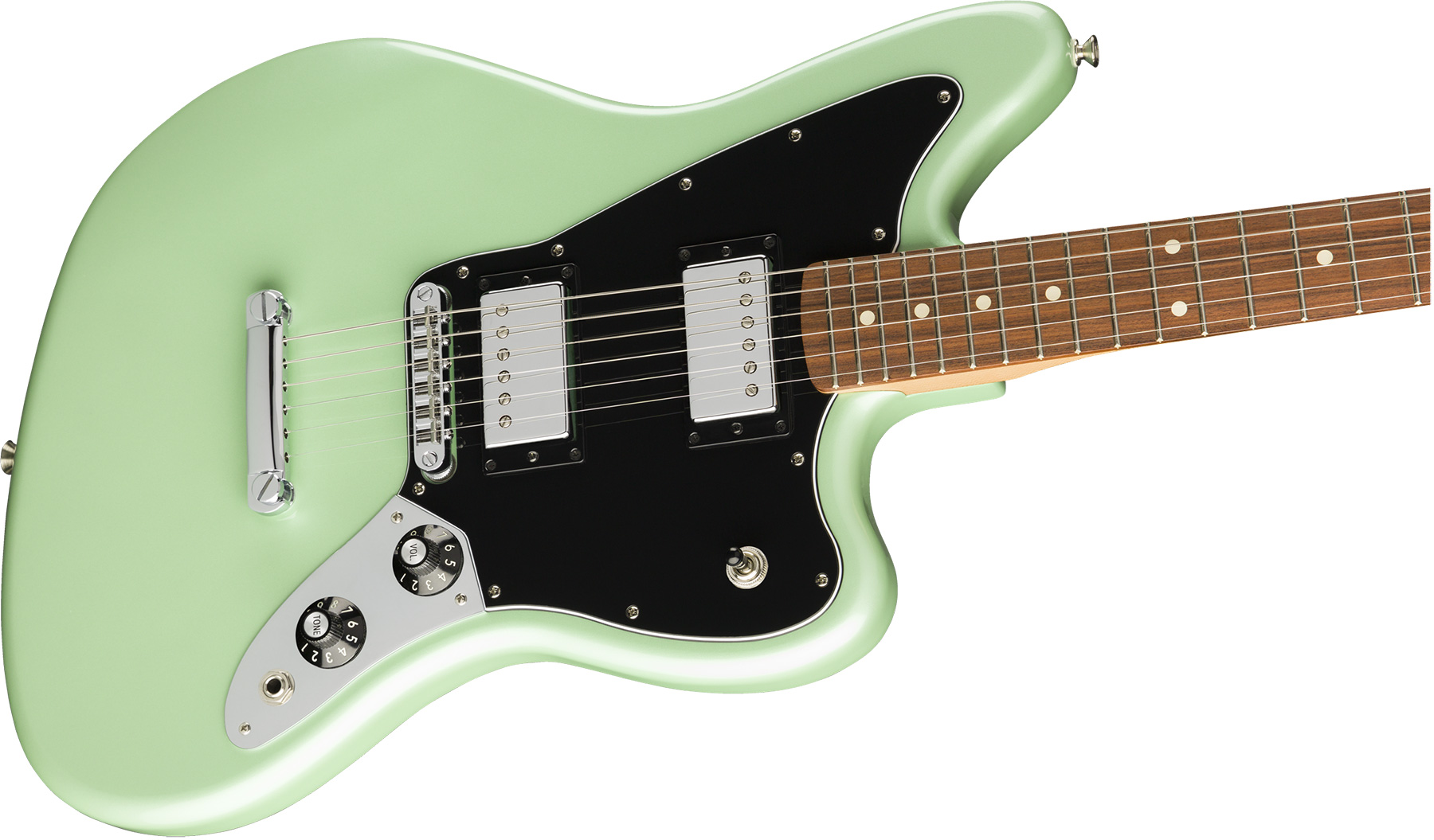 Fender Jaguar Hh Special Edition Player Fsr Mex 2h Ht Pf - Surf Pearl - Guitare Électrique RÉtro Rock - Variation 2