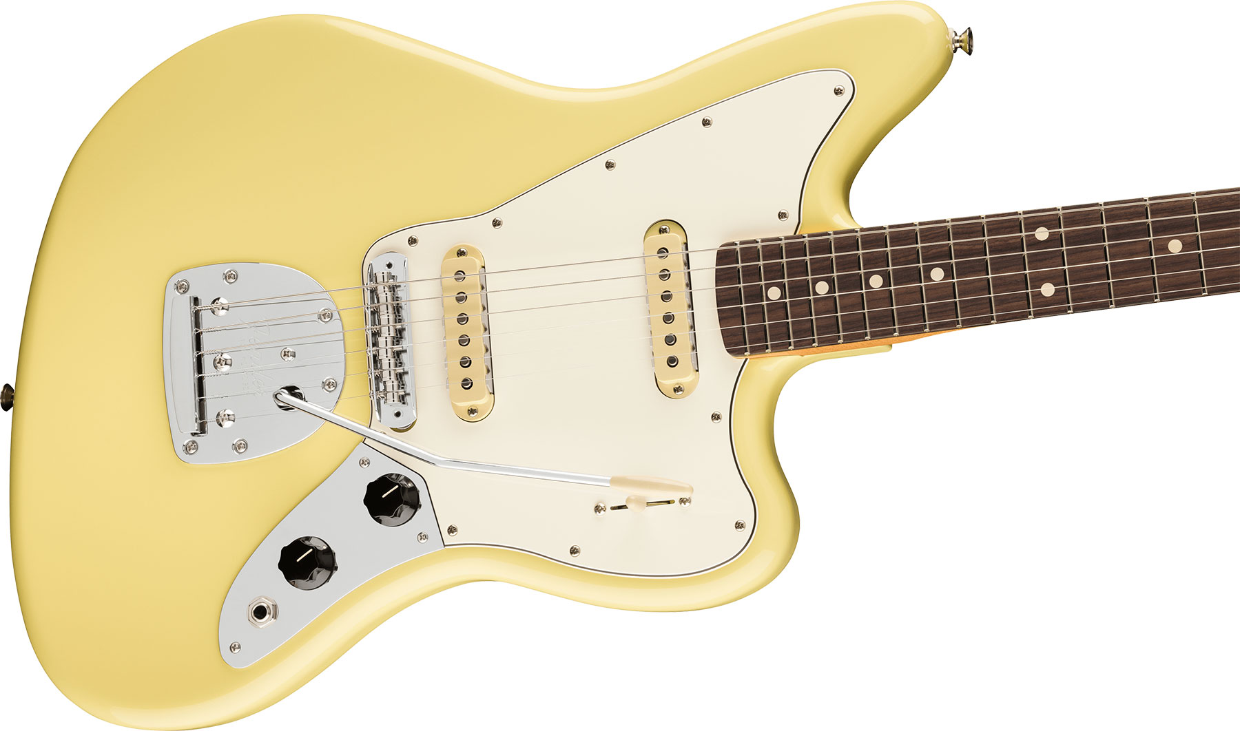 Fender Jaguar Player Ii Mex 2s Trem Rw - Hialeah Yellow - Guitare Électrique RÉtro Rock - Variation 2