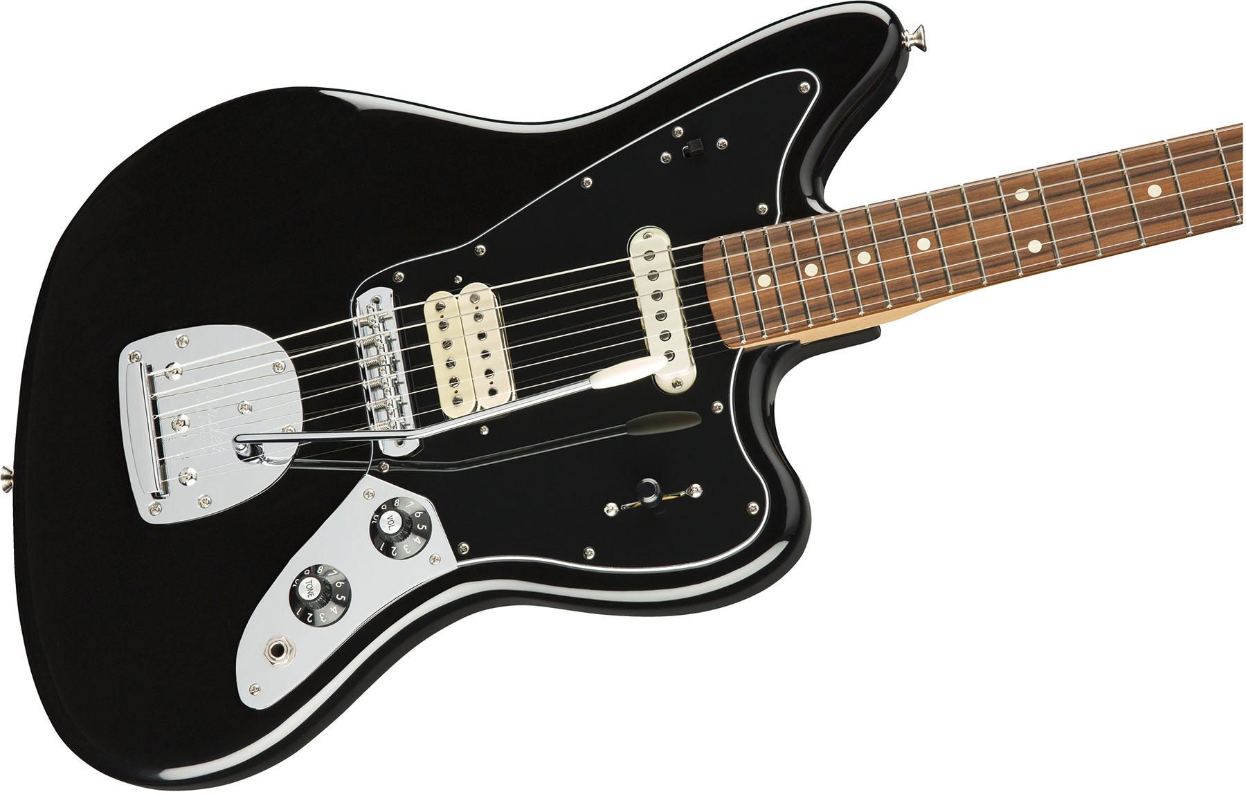 Fender Jaguar Player Mex Hs Pf - Black - Guitare Électrique RÉtro Rock - Variation 2