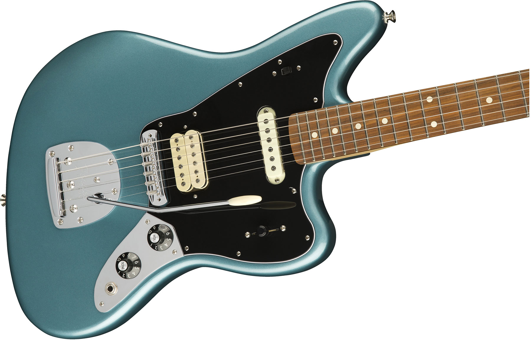Fender Jaguar Player Mex Hs Trem Pf - Tidepool - Guitare Électrique RÉtro Rock - Variation 2