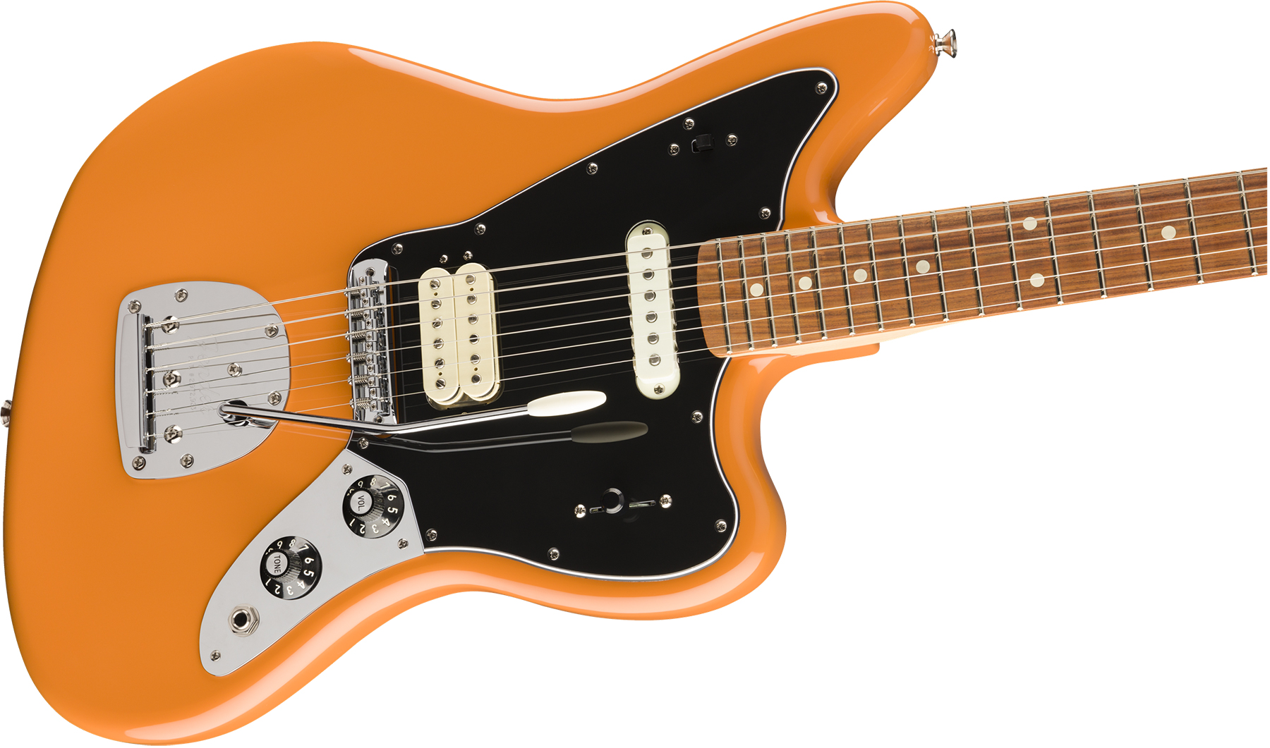 Fender Jaguar Player Mex Hs Pf - Capri Orange - Guitare Électrique RÉtro Rock - Variation 2
