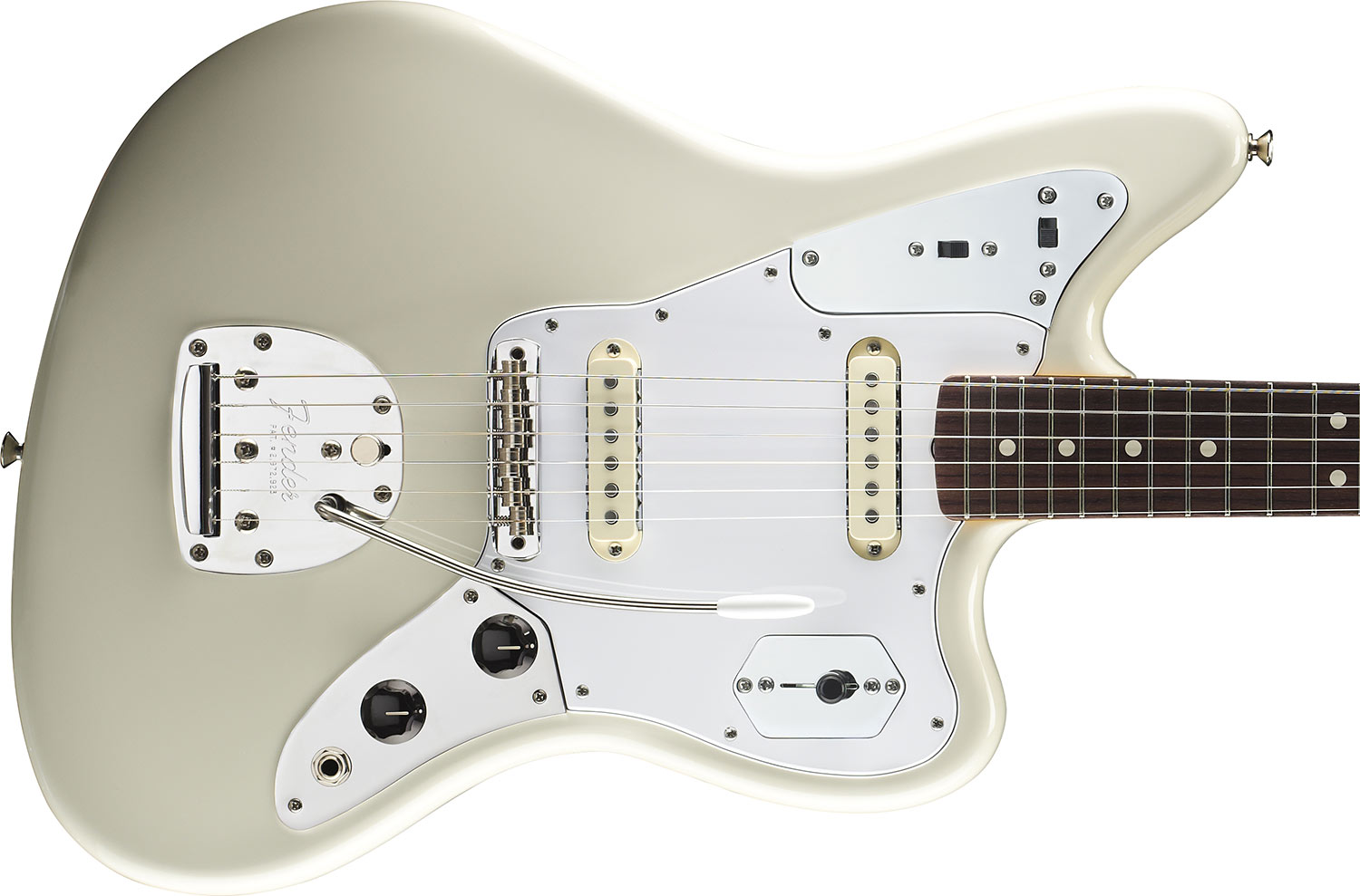 Fender Jaguar Johnny Marr Artist Usa Rw 2016 - Olympic White - Guitare Électrique RÉtro Rock - Variation 2