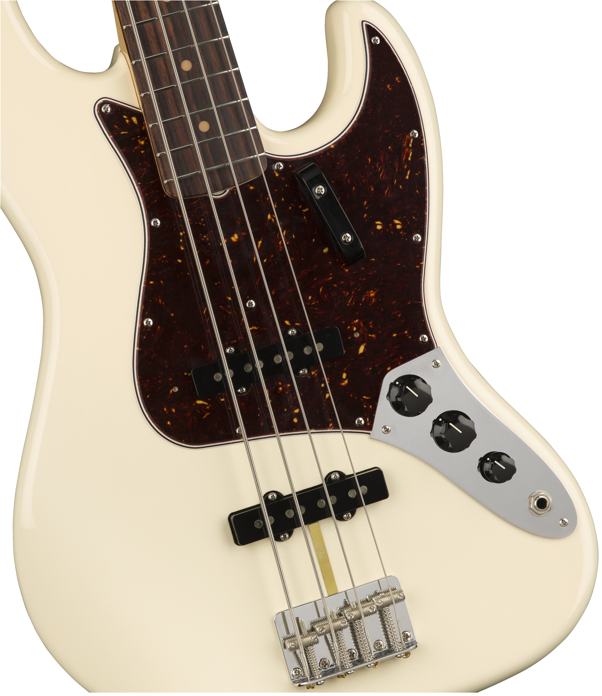 Fender Jazz Bass '60s American Original Usa Rw - Olympic White - Basse Électrique Solid Body - Variation 1