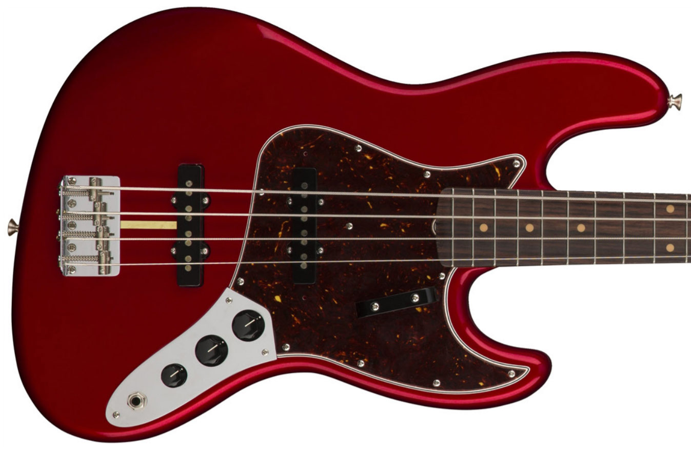 Fender Jazz Bass '60s American Original Usa Rw - Candy Apple Red - Basse Électrique Solid Body - Variation 1