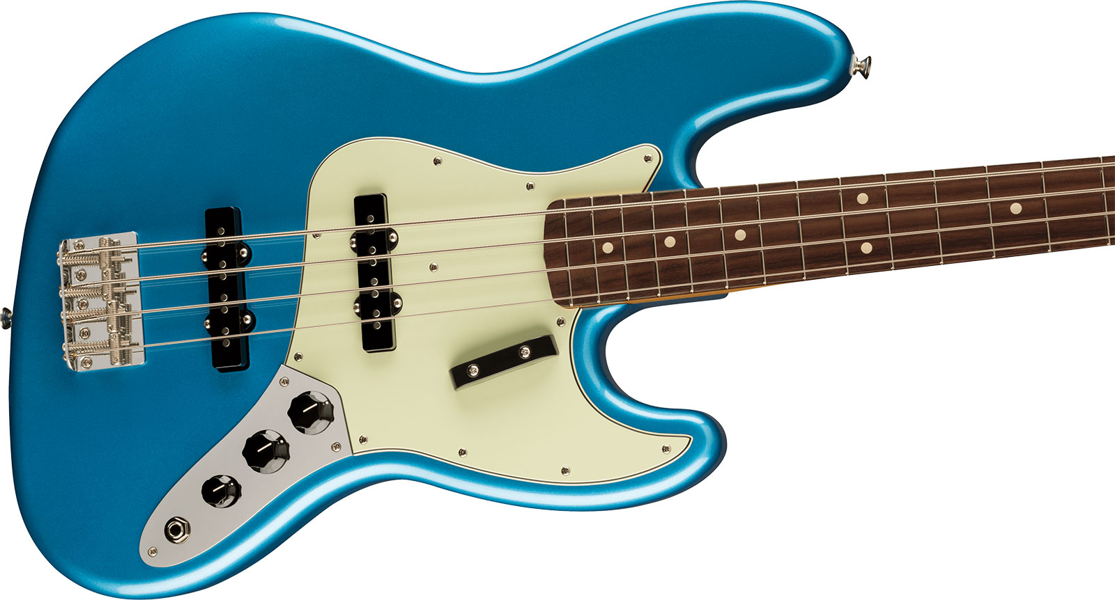 Fender Jazz Bass 60s Vintera Ii Mex Rw - Lake Placid Blue - Basse Électrique Solid Body - Variation 2