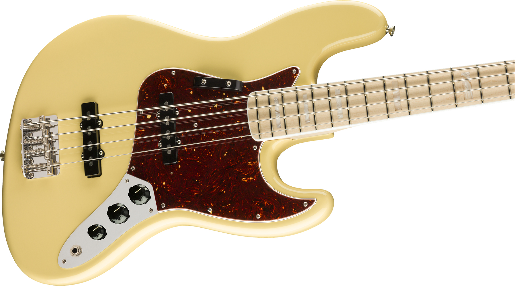 Fender Jazz Bass '70s American Original Usa Mn - Vintage White - Basse Électrique Solid Body - Variation 2