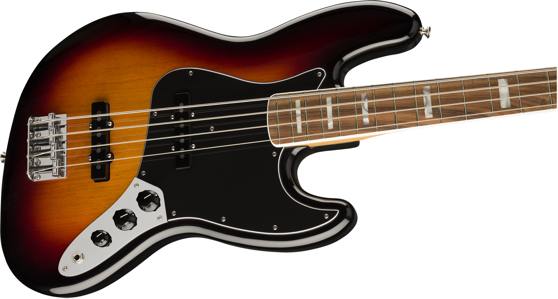 Fender Jazz Bass 70s Vintera Vintage Mex Pf - 3-color Sunburst - Basse Électrique Solid Body - Variation 2