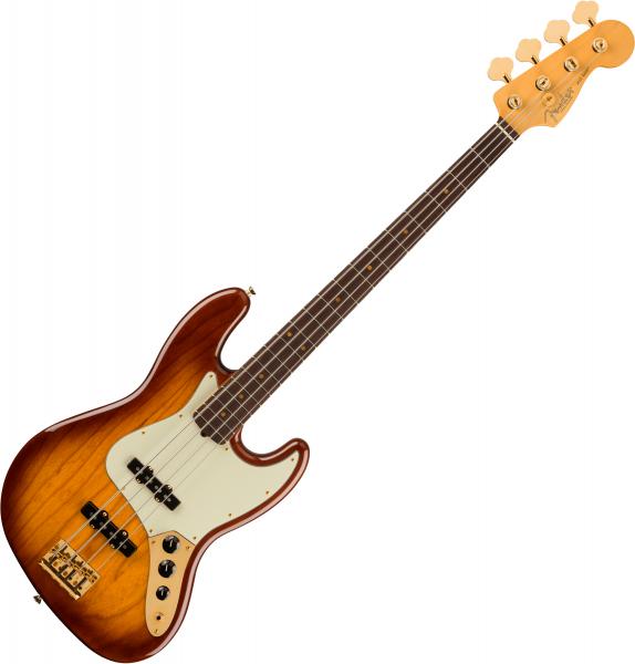 Basse électrique solid body Fender 75th Anniversary Commemorative Jazz Bass Ltd (USA, MN) - 2-color bourbon burst
