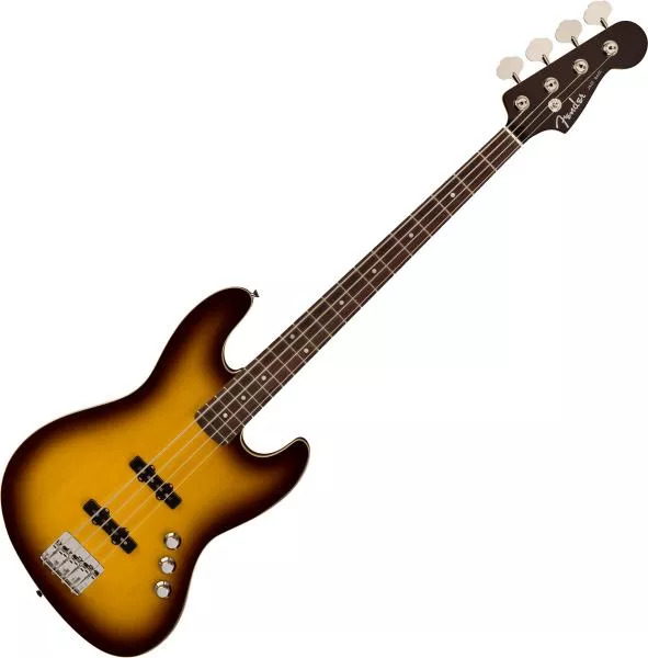 Basse électrique solid body Fender Aerodyne Special Jazz Bass (Japan, RW) - chocolate burst