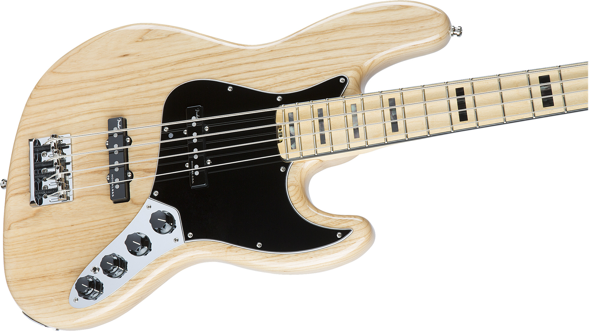 Fender Jazz Bass American Elite Ash 2016 (usa, Mn) - Natural - Basse Électrique Solid Body - Variation 3