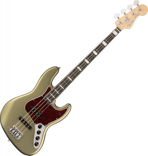 Basse électrique solid body Fender American Elite Jazz Bass (USA, EB) - jade pearl metallic