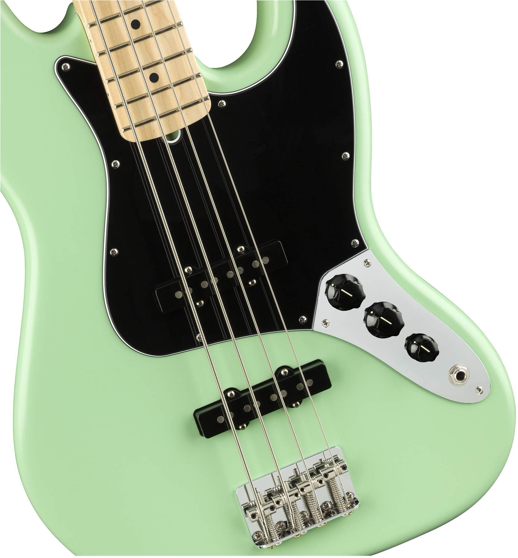 Fender Jazz Bass American Performer Usa Mn - Satin Surf Green - Basse Électrique Solid Body - Variation 1