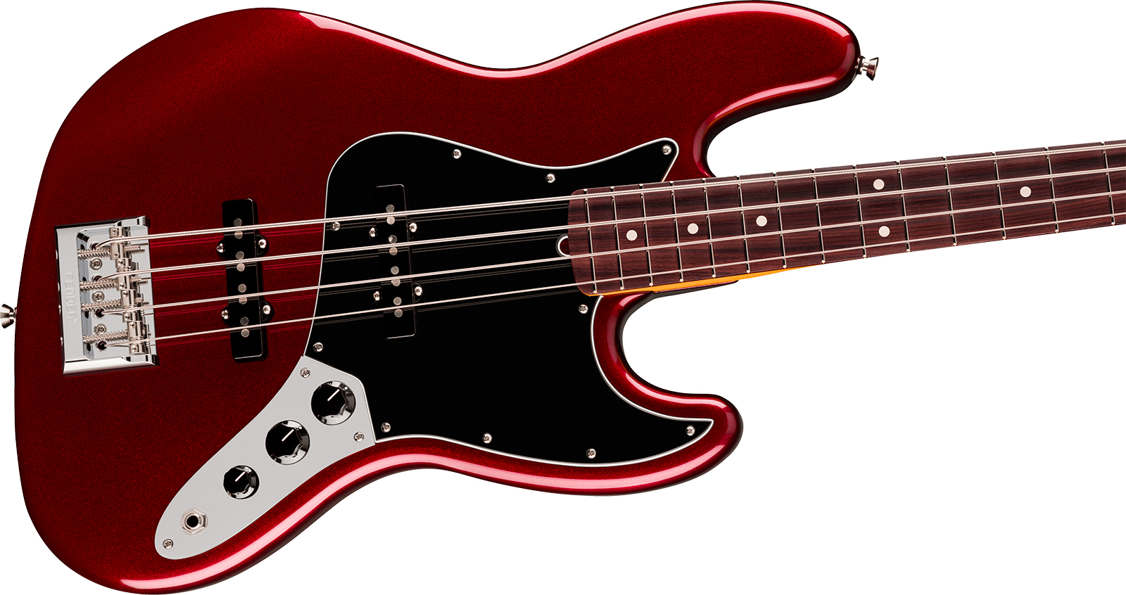 Fender Jazz Bass American Pro. Usa Rw - Oxblood - Basse Électrique Solid Body - Variation 2