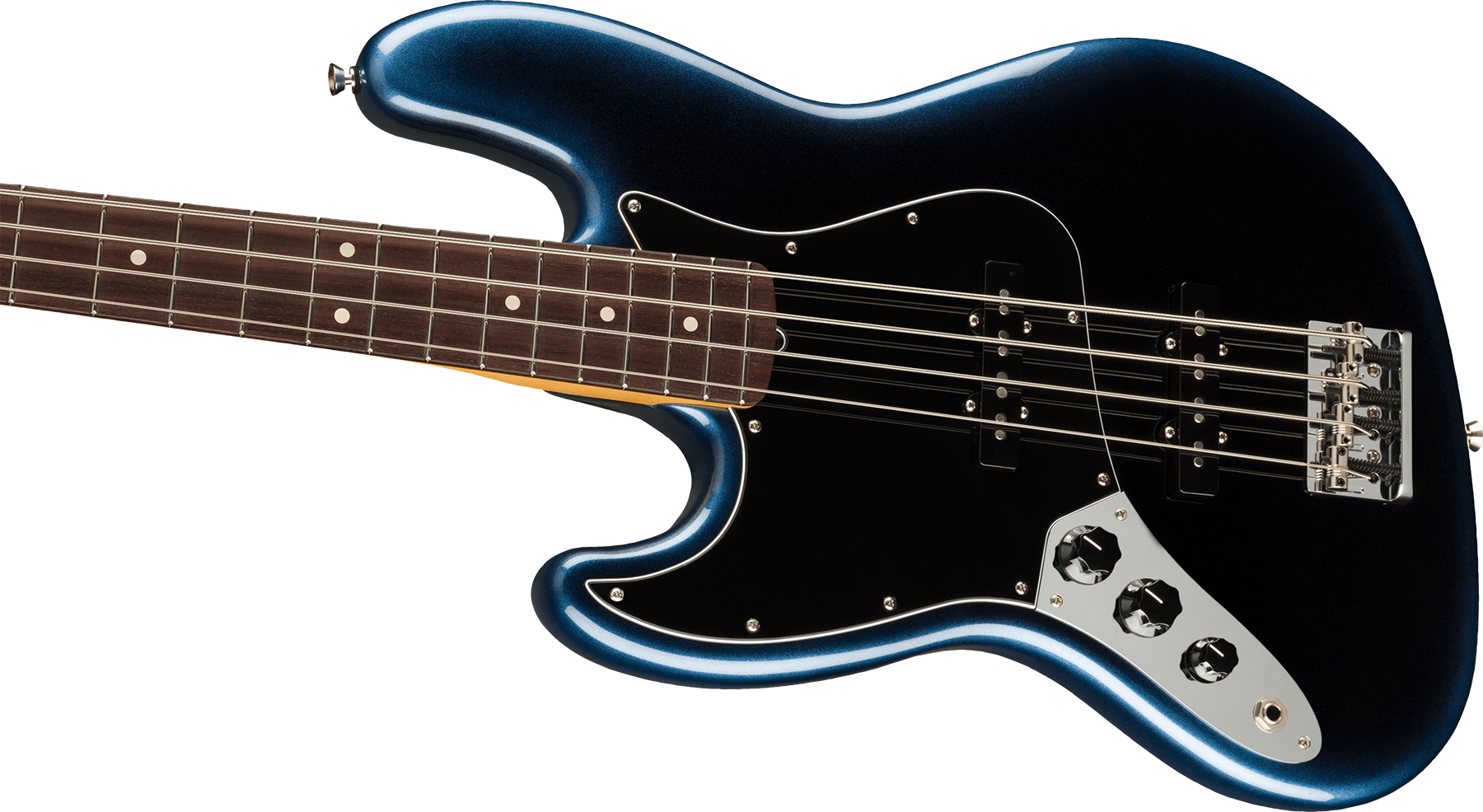 Fender Jazz Bass American Professional Ii Lh Gaucher Usa Rw - Dark Night - Basse Électrique Solid Body - Variation 2