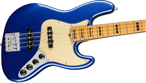 Basse électrique solid body Fender American Ultra Jazz Bass (USA, MN) - cobra blue