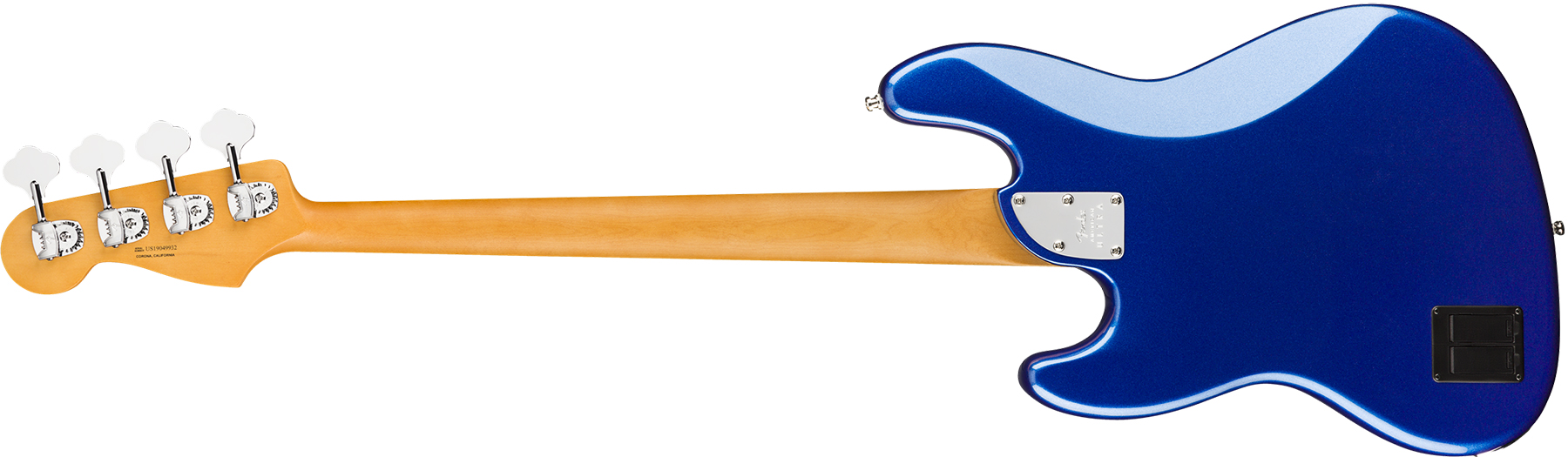 Fender Jazz Bass American Ultra 2019 Usa Mn - Cobra Blue - Basse Électrique Solid Body - Variation 1