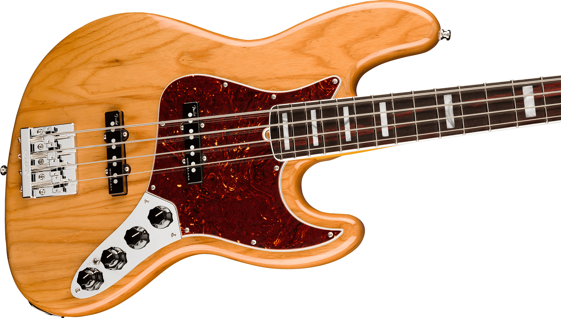 Fender Jazz Bass American Ultra 2019 Usa Rw - Aged Natural - Basse Électrique Solid Body - Variation 2