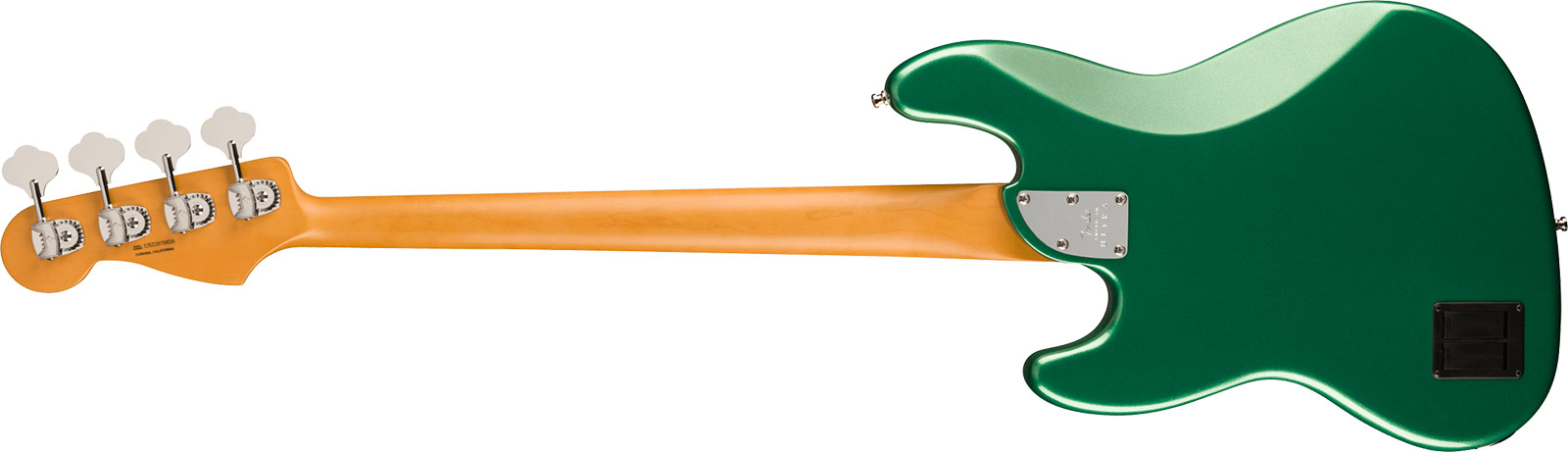 Fender Jazz Bass American Ultra Ltd Usa Active Eb - Mystic Pine Green - Basse Électrique Solid Body - Variation 1