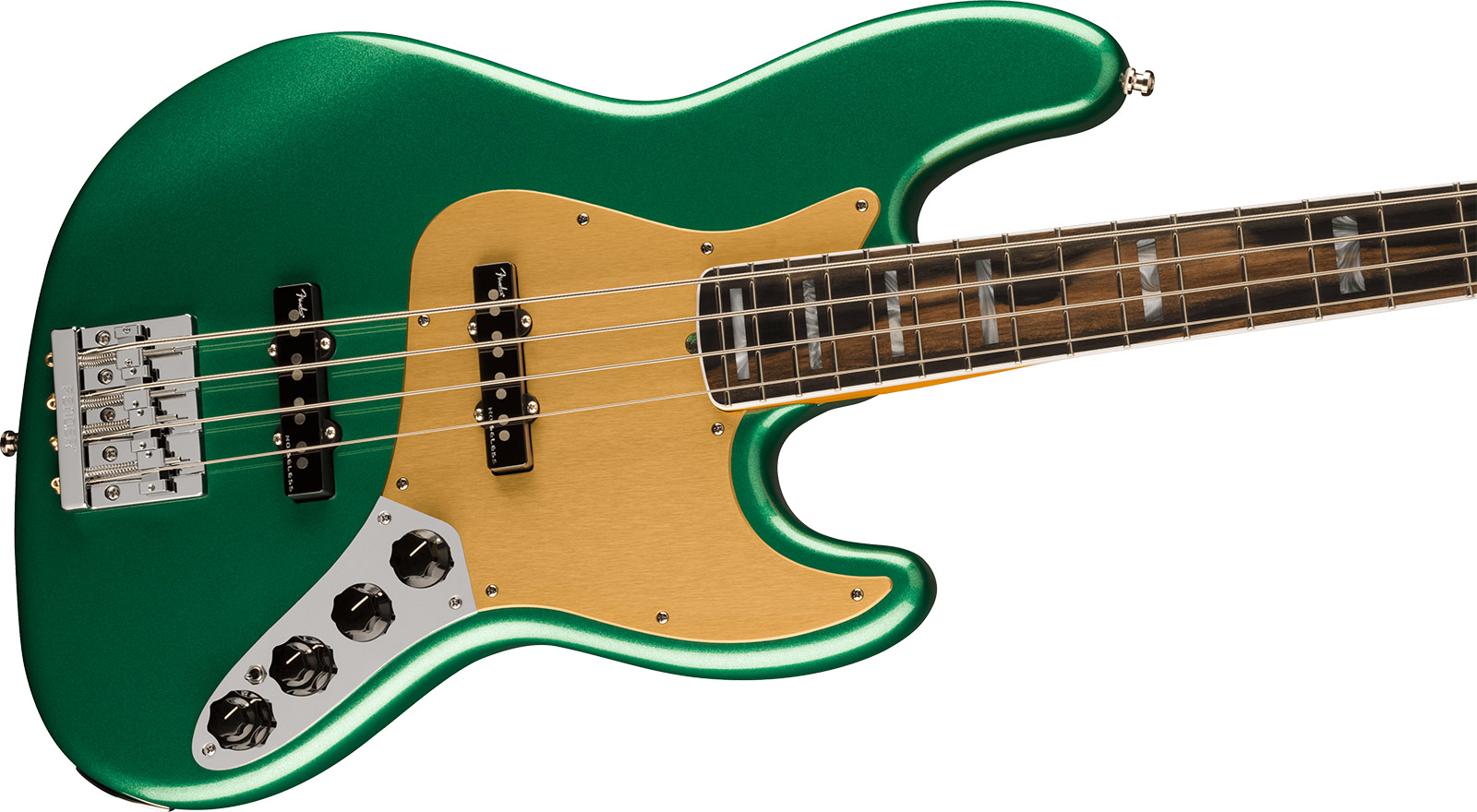Fender Jazz Bass American Ultra Ltd Usa Active Eb - Mystic Pine Green - Basse Électrique Solid Body - Variation 2