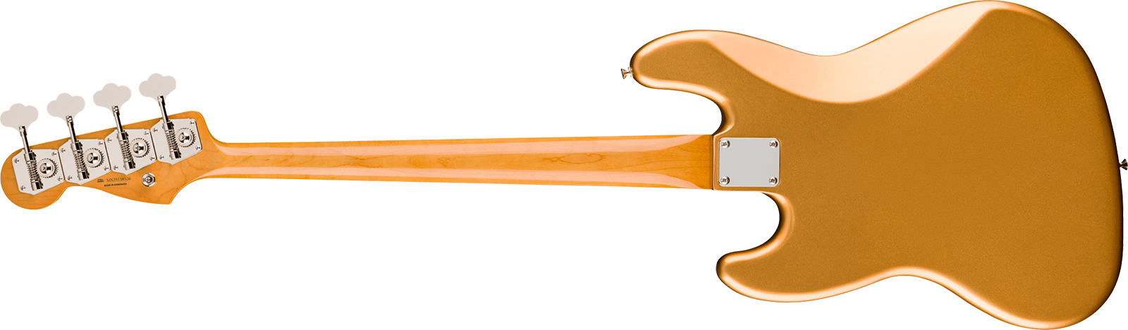 Fender Jazz Bass Early 60s Vintera 3 Mex Rw - Aztec Gold - Basse Électrique Solid Body - Variation 1