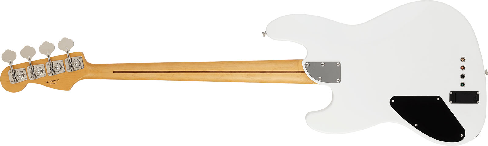 Fender Jazz Bass Elemental Mij Jap Active Rw - Nimbus White - Basse Électrique Solid Body - Variation 1