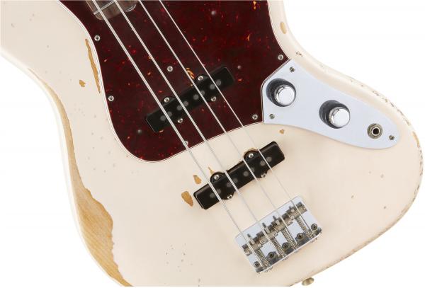 Basse électrique solid body Fender Flea Signature Jazz Bass (MEX, RW) - road worn shell pink