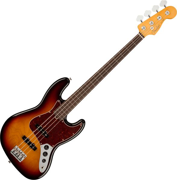 ベース Fender American Professional II Jazz bas Fender American Professional II Jazz Bass (USA, RW) - black