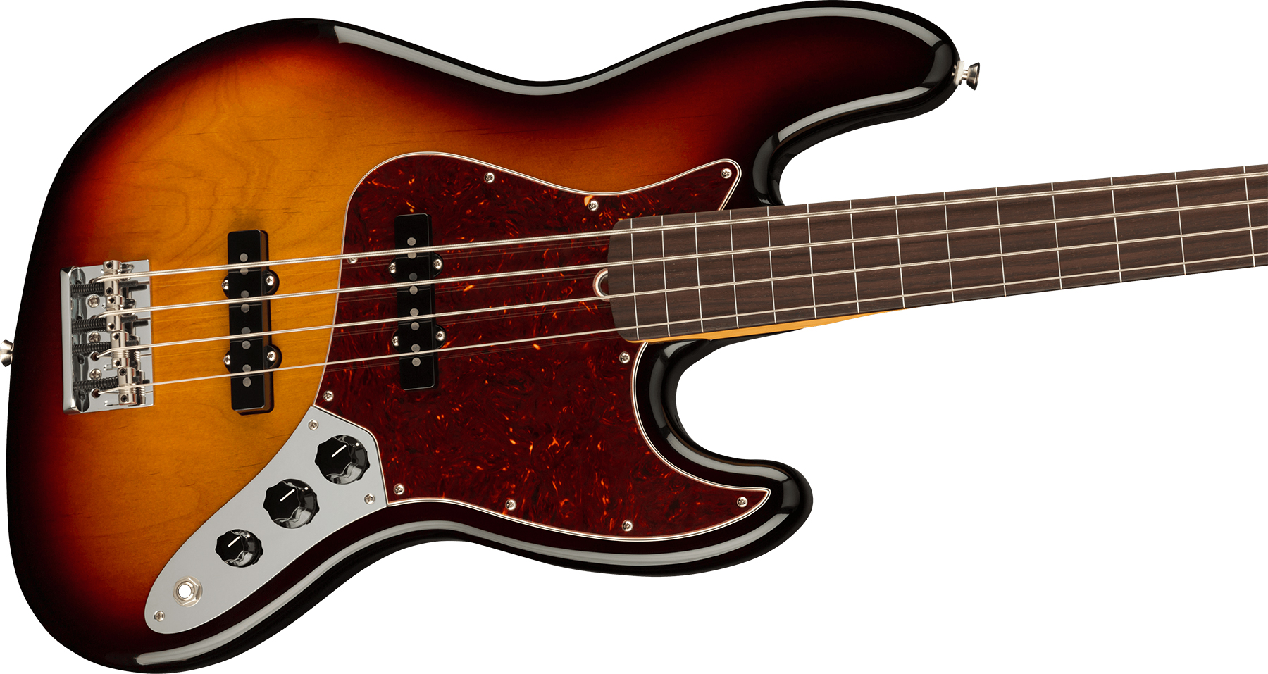 Fender Jazz Bass Fretless American Professional Ii Usa Rw - 3-color Sunburst - Basse Électrique Solid Body - Variation 2