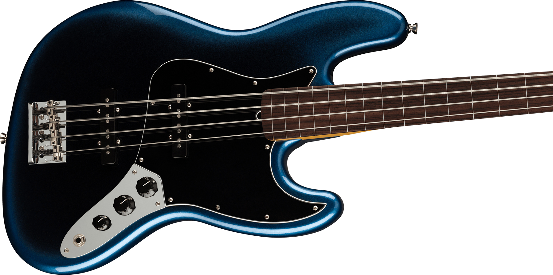 Fender Jazz Bass Fretless American Professional Ii Usa Rw - Dark Night - Basse Électrique Solid Body - Variation 2