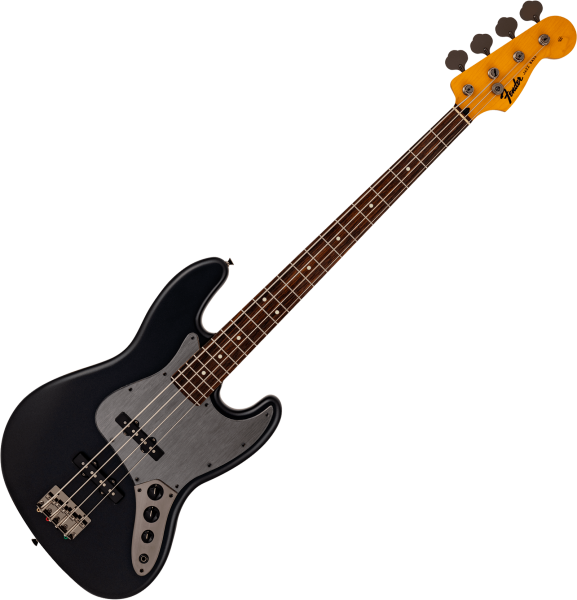Fender Made in Japan Hybrid II Jazz Bass Ltd - matte phantom black