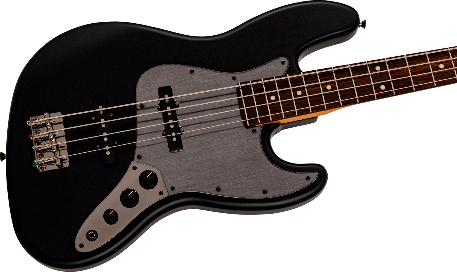 Fender Jazz Bass Hybrid Ii Mij Ltd Jap Rw - Matte Phantom Black - Basse Électrique Solid Body - Variation 2