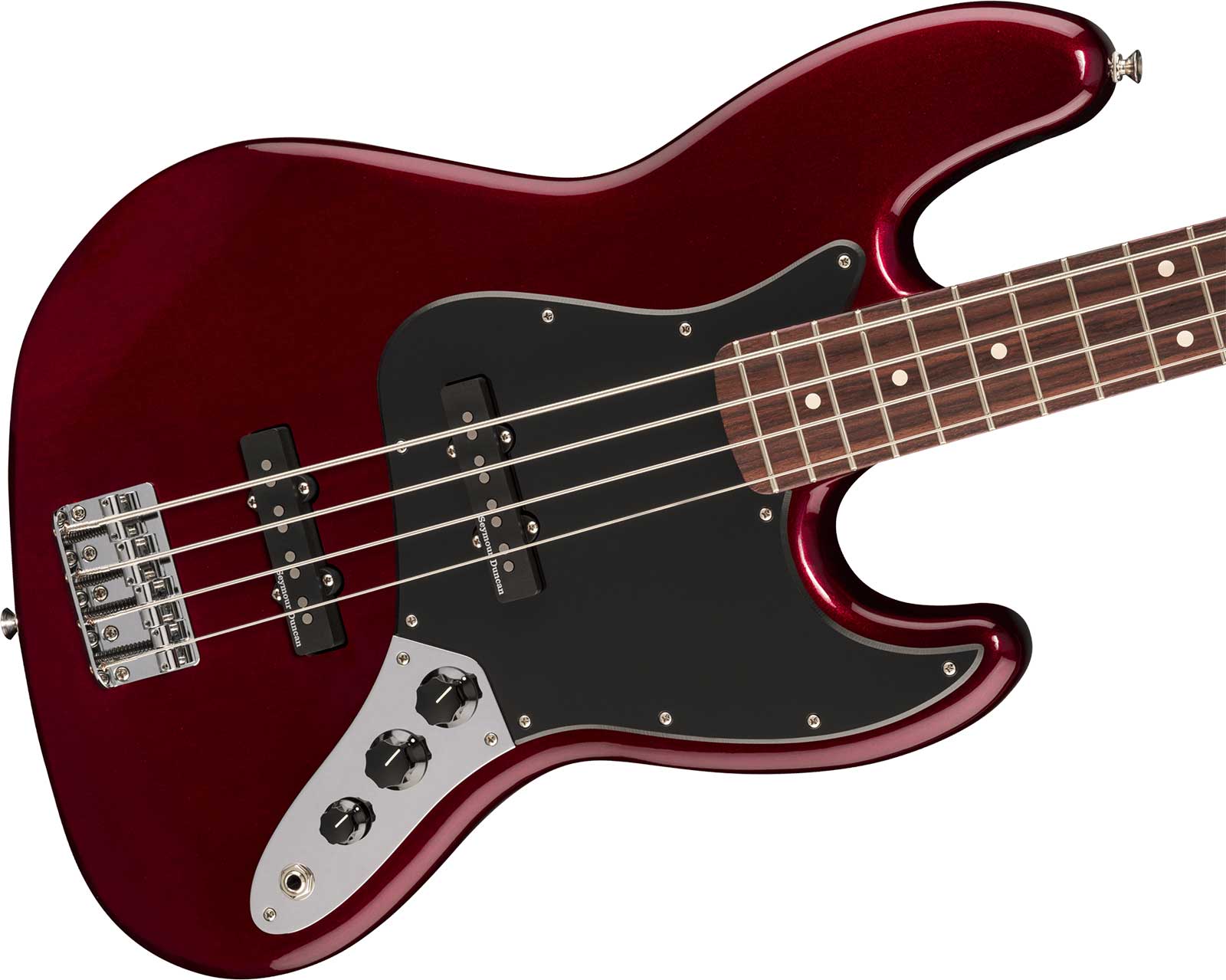 Fender Jazz Bass Player Ii Mex Rw - Oxblood - Basse Électrique Solid Body - Variation 3