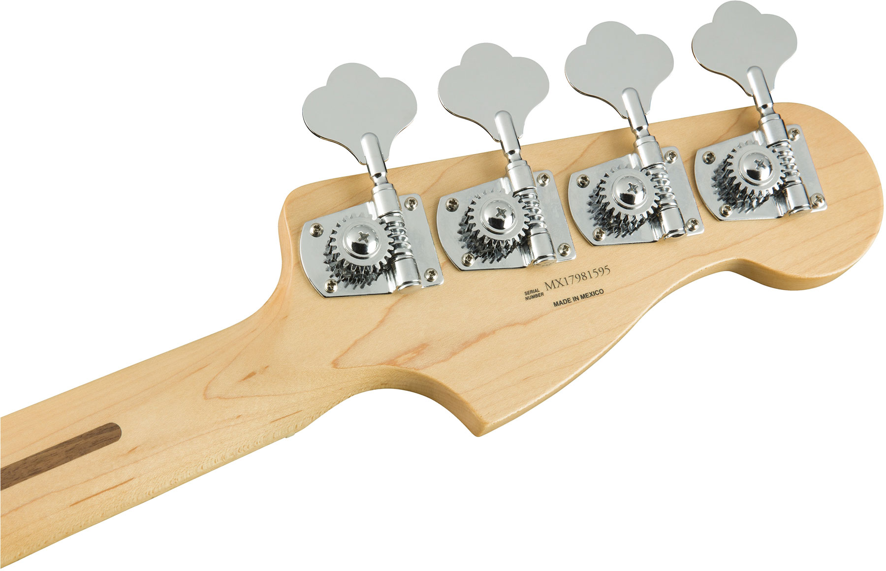Fender Jazz Bass Player Lh Gaucher Mex Mn - Polar White - Basse Électrique Solid Body - Variation 4