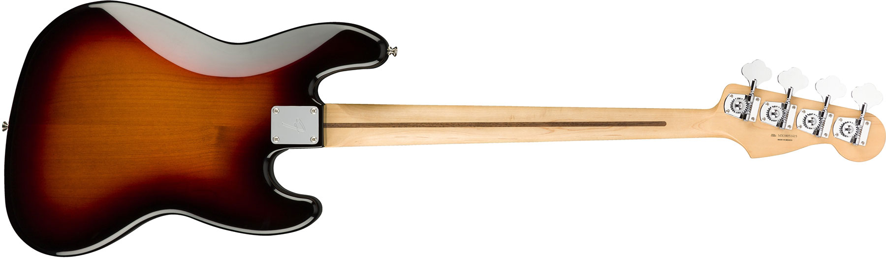 Fender Jazz Bass Player Lh Gaucher Mex Pf - 3-color Sunburst - Basse Électrique Solid Body - Variation 1