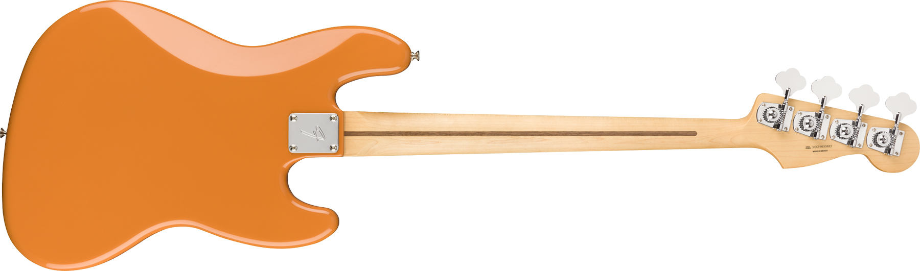 Fender Jazz Bass Player Lh Gaucher Mex Pf - Capri Orange - Basse Électrique Solid Body - Variation 1