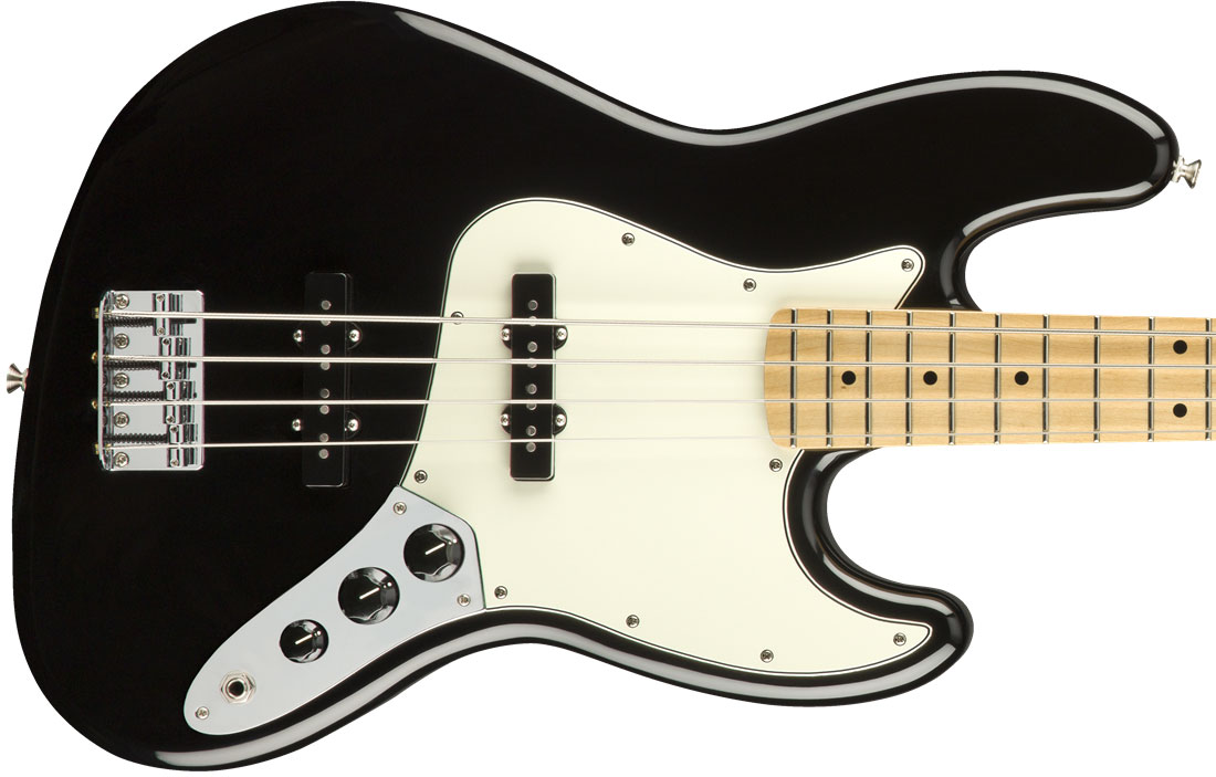 Fender Jazz Bass Player Mex Mn - Black - Basse Électrique Solid Body - Variation 1