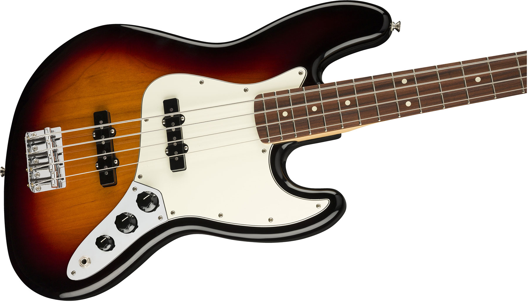 Fender Jazz Bass Player Mex Pf - 3-color Sunburst - Basse Électrique Solid Body - Variation 2
