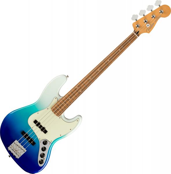 Player Plus Jazz Bass - Olympic Pearl w/Maple – Dave's